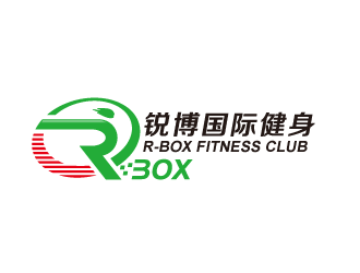 黃安悅的銳博國際健身logo設計