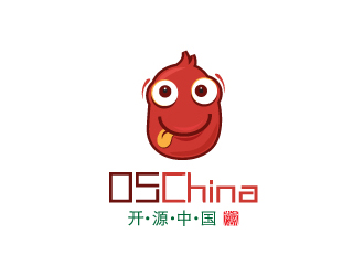 文大為的開源中國OSChina 卡通LOGOlogo設計