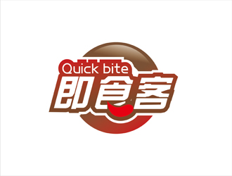 陳今朝的Quick bite 即食客logo設計