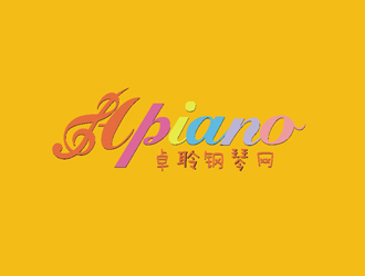 林晟廣的卓聆鋼琴網(wǎng)（apiano.cn）logo設(shè)計(jì)