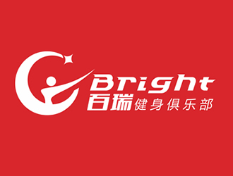 廖燕峰的百瑞 Bright 健身俱樂部logo設計