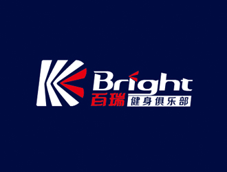 周國強的百瑞 Bright 健身俱樂部logo設計