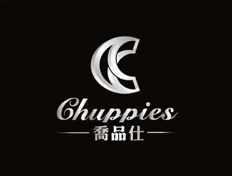 英文:chuppies 中文：喬品仕logo設計