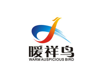 楊福的暖祥鳥(niǎo)（Warm auspicious bird，通過(guò)這些字母給縮寫一下，）品牌商標(biāo)設(shè)計(jì)公司完成公司logo設(shè)計(jì)