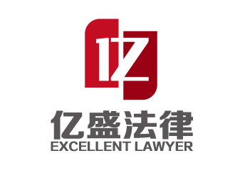 黃程的億盛法律logo設計