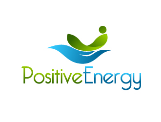 曉熹的positive energy massage （正能量按摩）logo設(shè)計