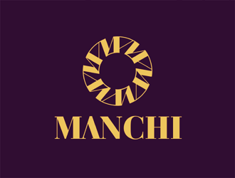 譚家強的MANCHI曼馳皮具有限公司logo設計