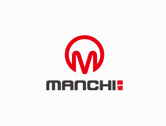 文大為的MANCHI曼馳皮具有限公司logo設計