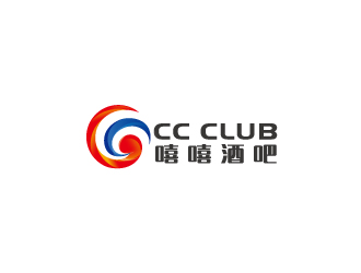 周金進的嘻嘻酒吧，，，英文用CC CLUBlogo設計