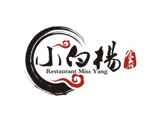 李泉輝的Restaurant Miss Yang 小白楊食府logo設計