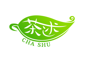 劉言的茶述茶館茶社logo設(shè)計