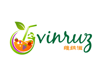 曉熹的維納滋果汁飲料品牌商標logo設計