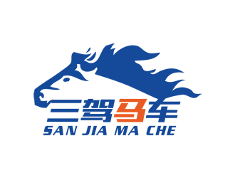 廖燕峰的三駕馬車logo設計