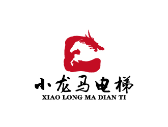 周金進的小龍馬電梯logo設計