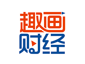 趣畫財經微信公眾號logologo設計