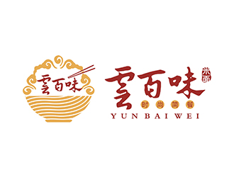 趙錫濤的云百味快餐店祥云logologo設計