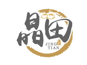 彭波的晶田粵菜餐廳標志logo設計