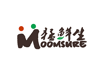 猛鮮生moonsurelogo設計