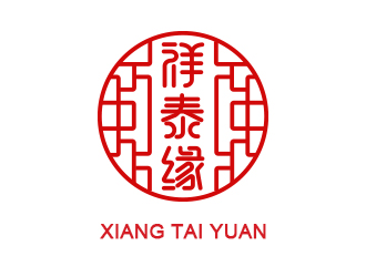 王娟的祥泰緣水餃店logologo設計