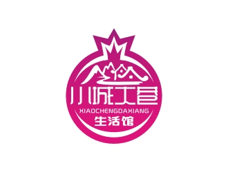 曾翼的小城大巷生活館標志logo設(shè)計