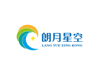 孫金澤的朗月星空logo設計