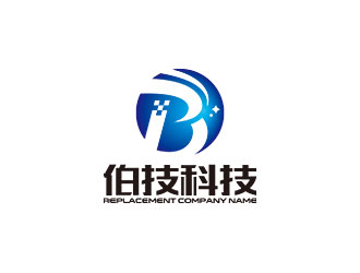 鐘炬的北京伯技科技有限責任公司logo設計