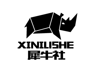 張俊的犀牛社戶外越野自駕游車友會俱樂部logologo設計