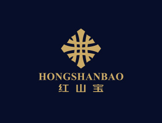 紅山寶服飾企業logologo設計