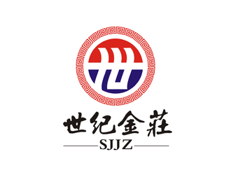 譚家強的世紀金莊白酒品牌LOGO設計logo設計