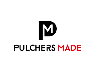 張俊的Pulchers Made英文線條日用品品牌logologo設(shè)計(jì)