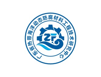 曾翼的廣東省熱帶海洋動態防腐材料工程中心logo設計