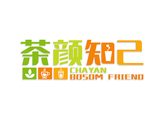 潘樂的茶顏知己連鎖飲料店標志設計logo設計