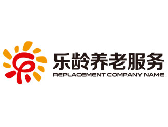 鐘炬的湖南省樂齡養老服務有限公司logo設計