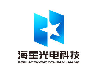 鐘炬的深圳海星光電科技有限公司標志設計logo設計