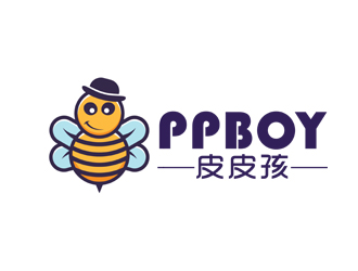 李正東的皮皮孩 ppb0y童鞋童裝商標設計logo設計