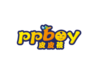 皮皮孩 ppb0y童鞋童裝商標設計logo設計