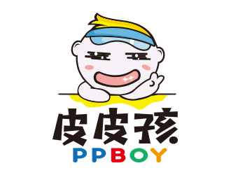 向正軍的皮皮孩 ppb0y童鞋童裝商標設計logo設計