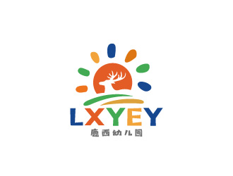 周金進的溫州市洞頭區鹿西幼兒園logo設計