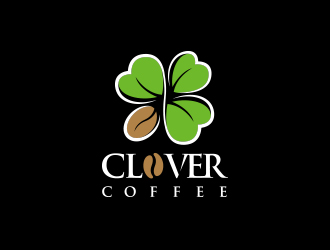 clover coffeelogo設計