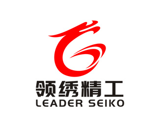 李正東的領繡精工/LEADER SEIKOlogo設計