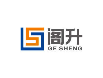 周金進的“閣升” 牌門窗logo設計