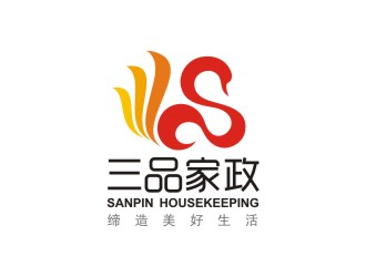 三品家政logo設計