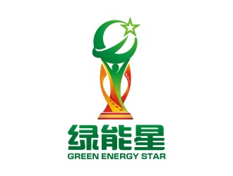 曾翼的綠能星logo設計