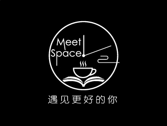 張俊的休閑書吧商標設計logo設計