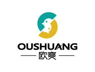 張俊的歐爽  OUSHUANGlogo設(shè)計