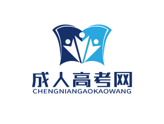 張俊的成人高考網logo設計