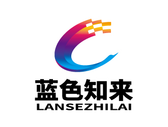 上海藍(lán)色知來科技有限公司logo設(shè)計