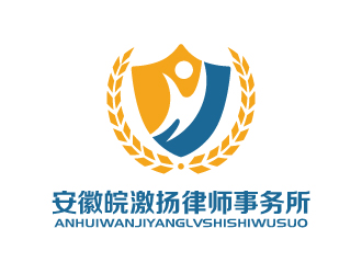 張俊的安徽皖激揚律師事務所logo設計