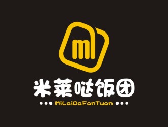 米萊噠飯團logo設計