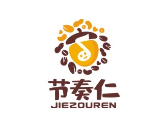 節奏仁干果食品商標設計logo設計